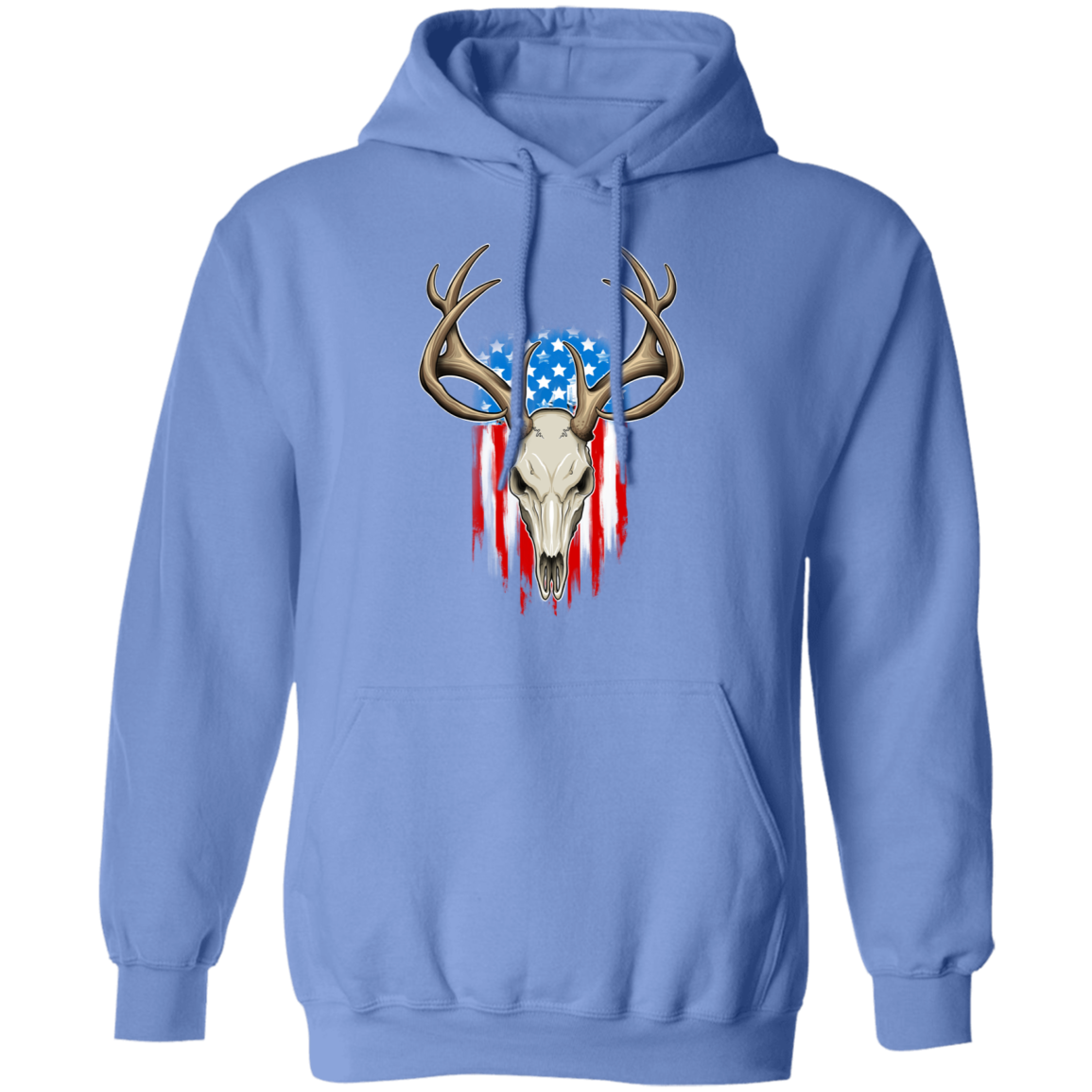 American Flag Hunting Pullover Hoodie