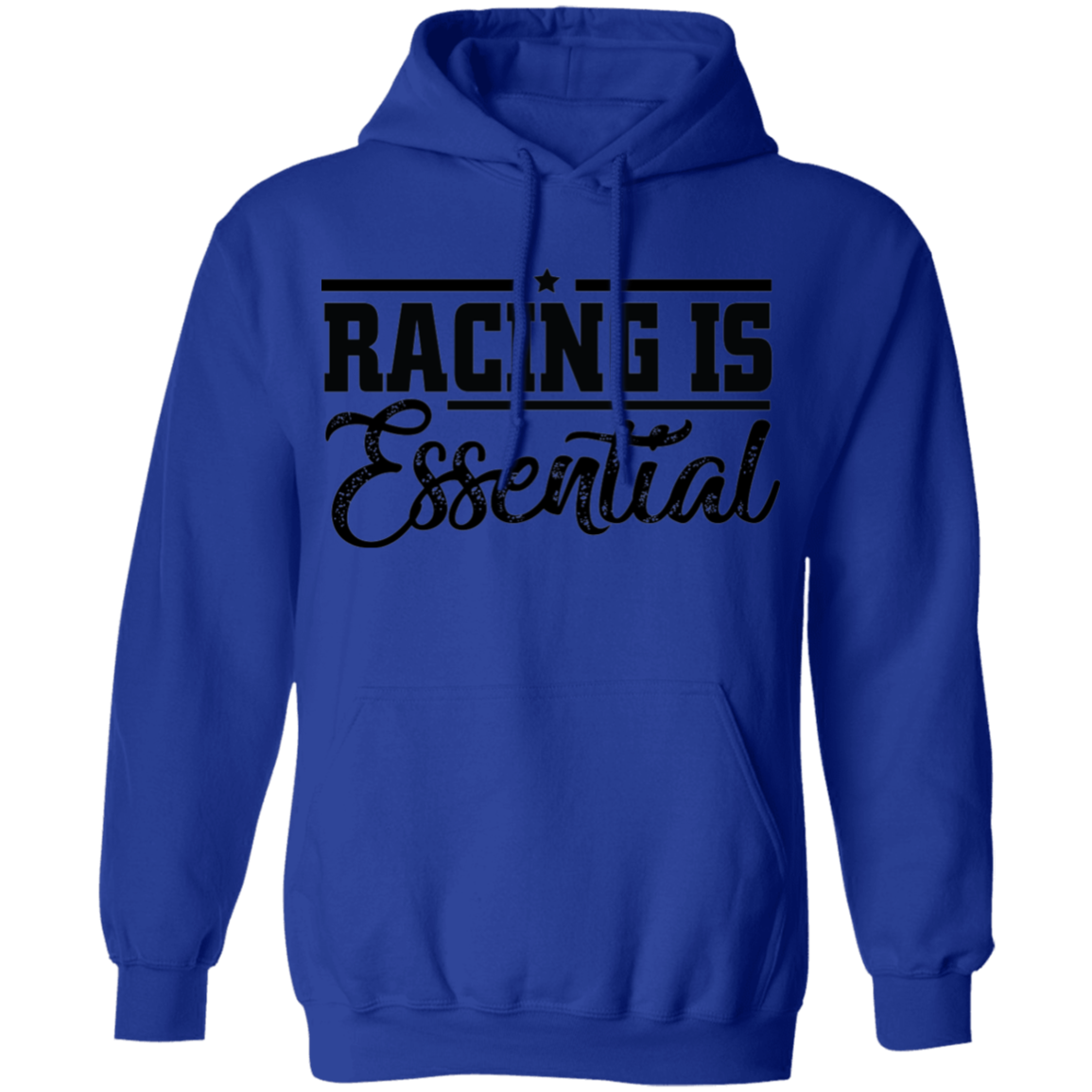 Racing Is Essential Racing Gapped Turbo Boosted Pullover Hoodie