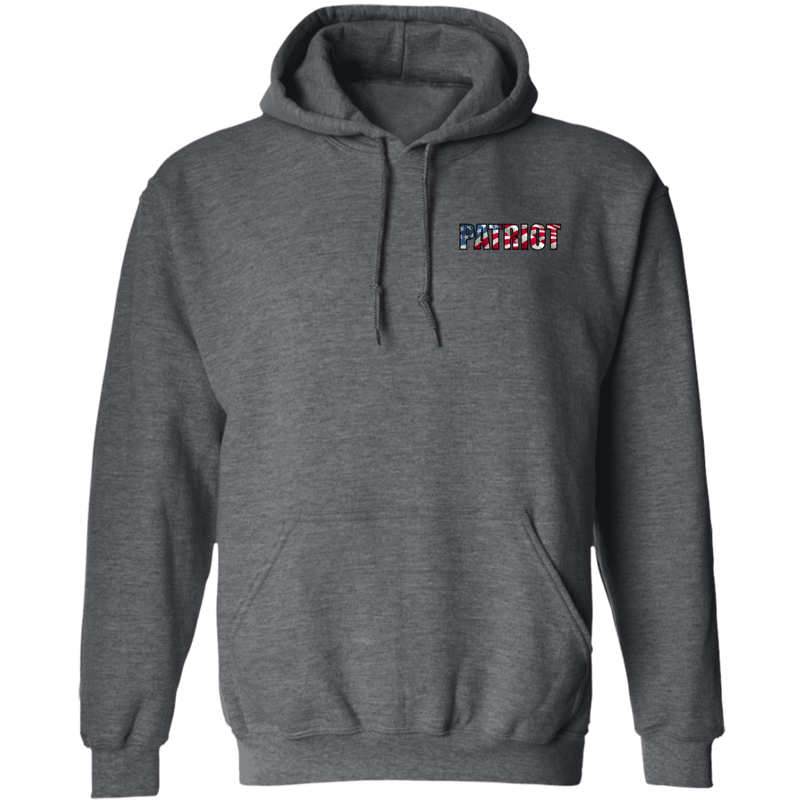 Patriot American Bald Eagle Double Sided Pullover Hoodie
