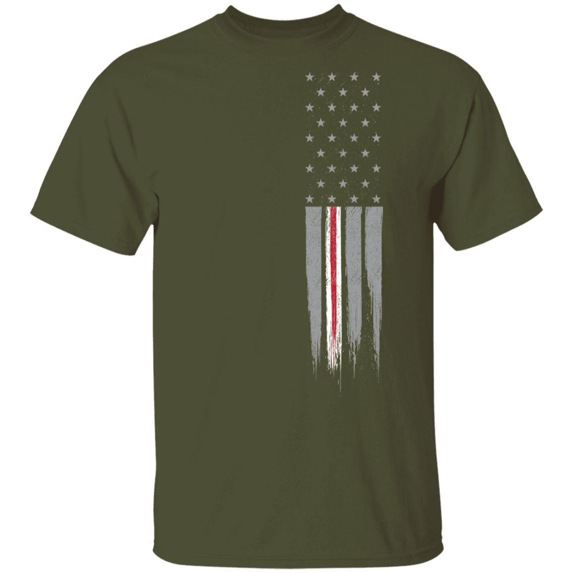 Nurse Medical Thin Line American Flag T-Shirt
