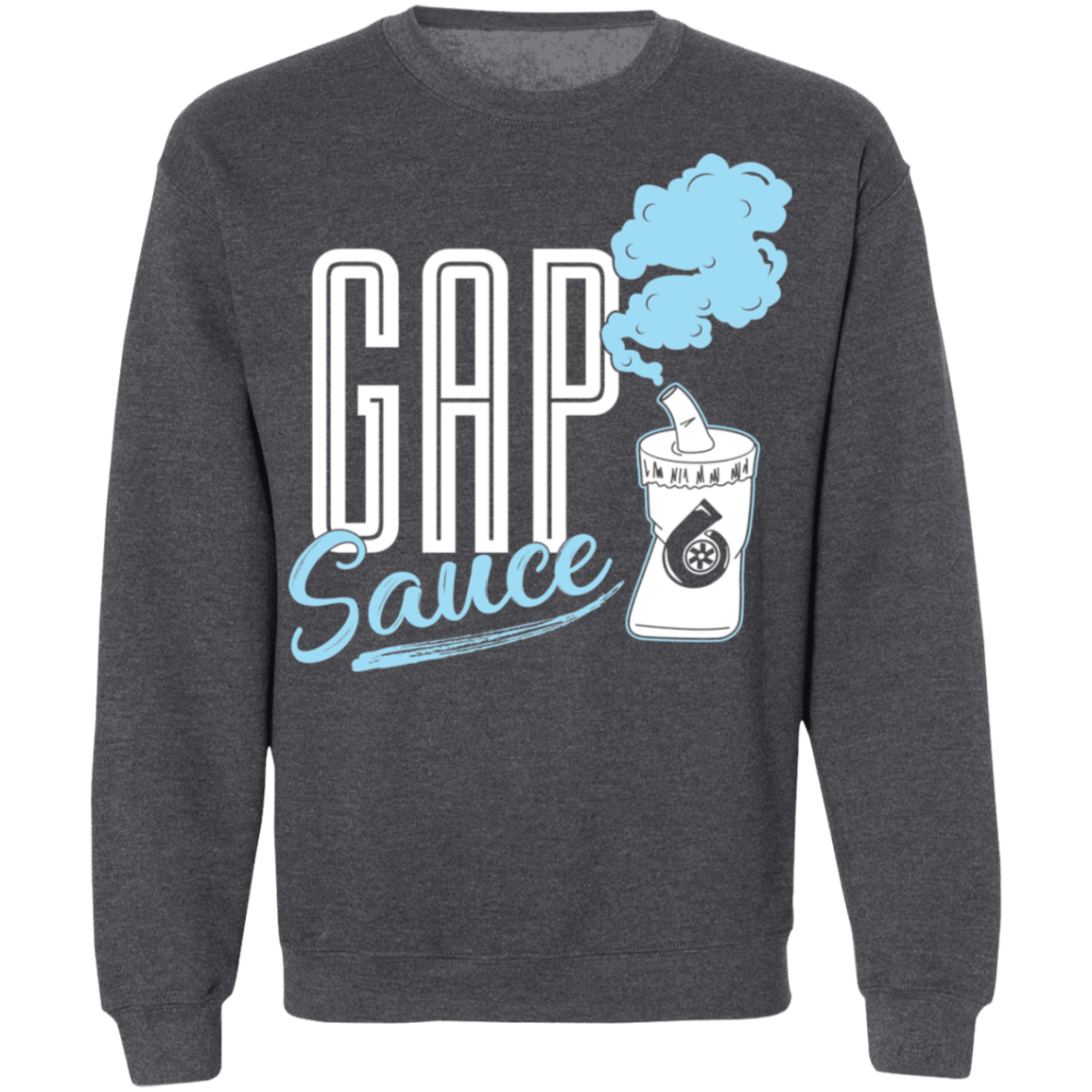 Gap Sauce-01 Gap Sauce Gapplebee's Gapped Turbo Boosted Crewneck Sweatshirt
