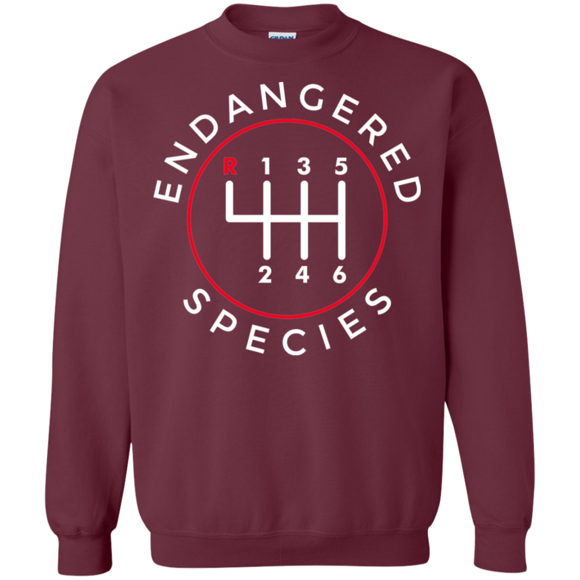 Endangered Species Manual Shift Stick Crewneck Sweatshirt