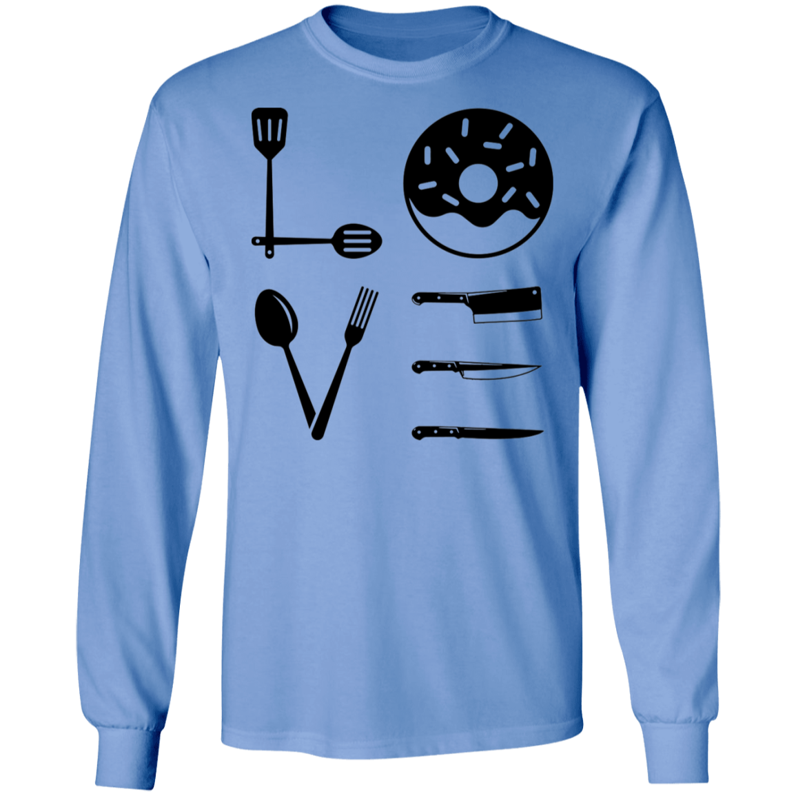Love Cooking Chef Long Sleeve T-Shirt