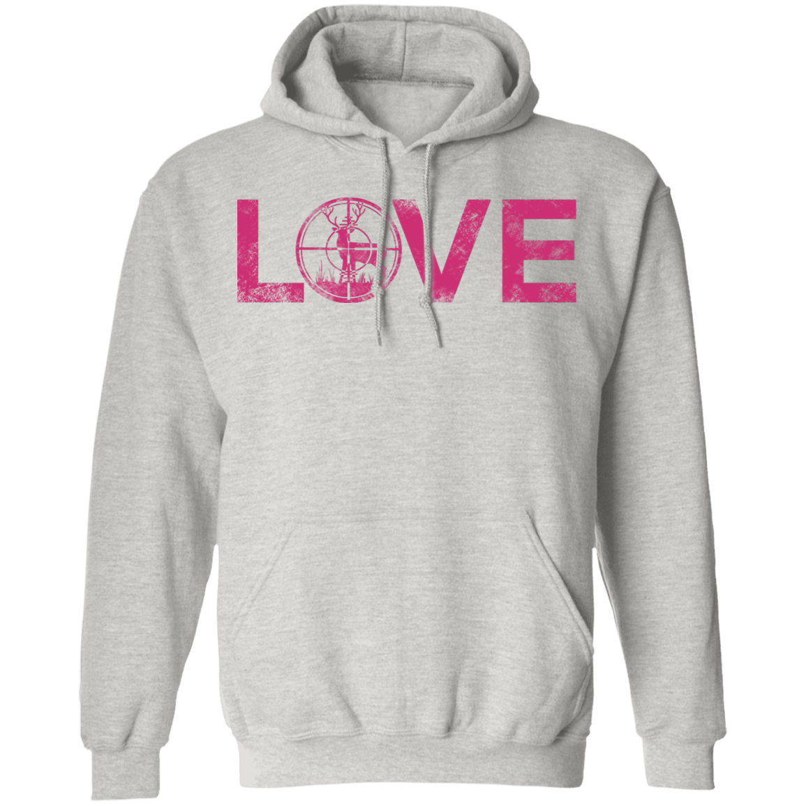 Love Hunting Hunter Pink Pullover Hoodie