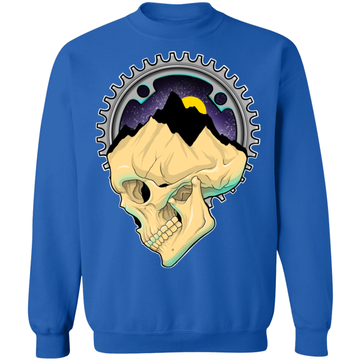 Gear Head Mountain Biking Crewneck Sweatshirt