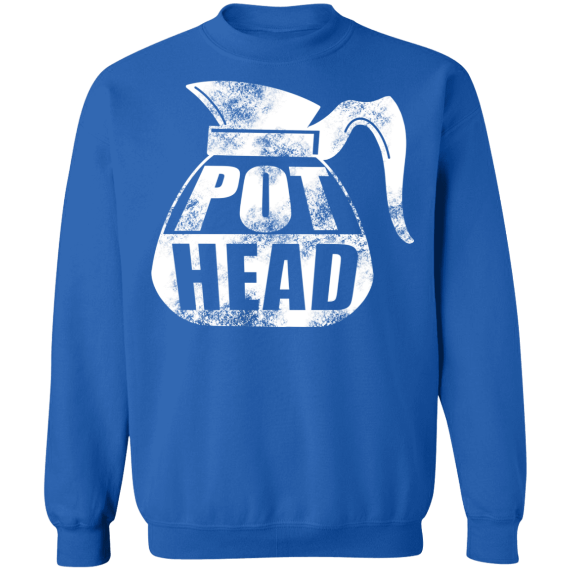 Pot Head Funny Coffee Crewneck Sweatshirt