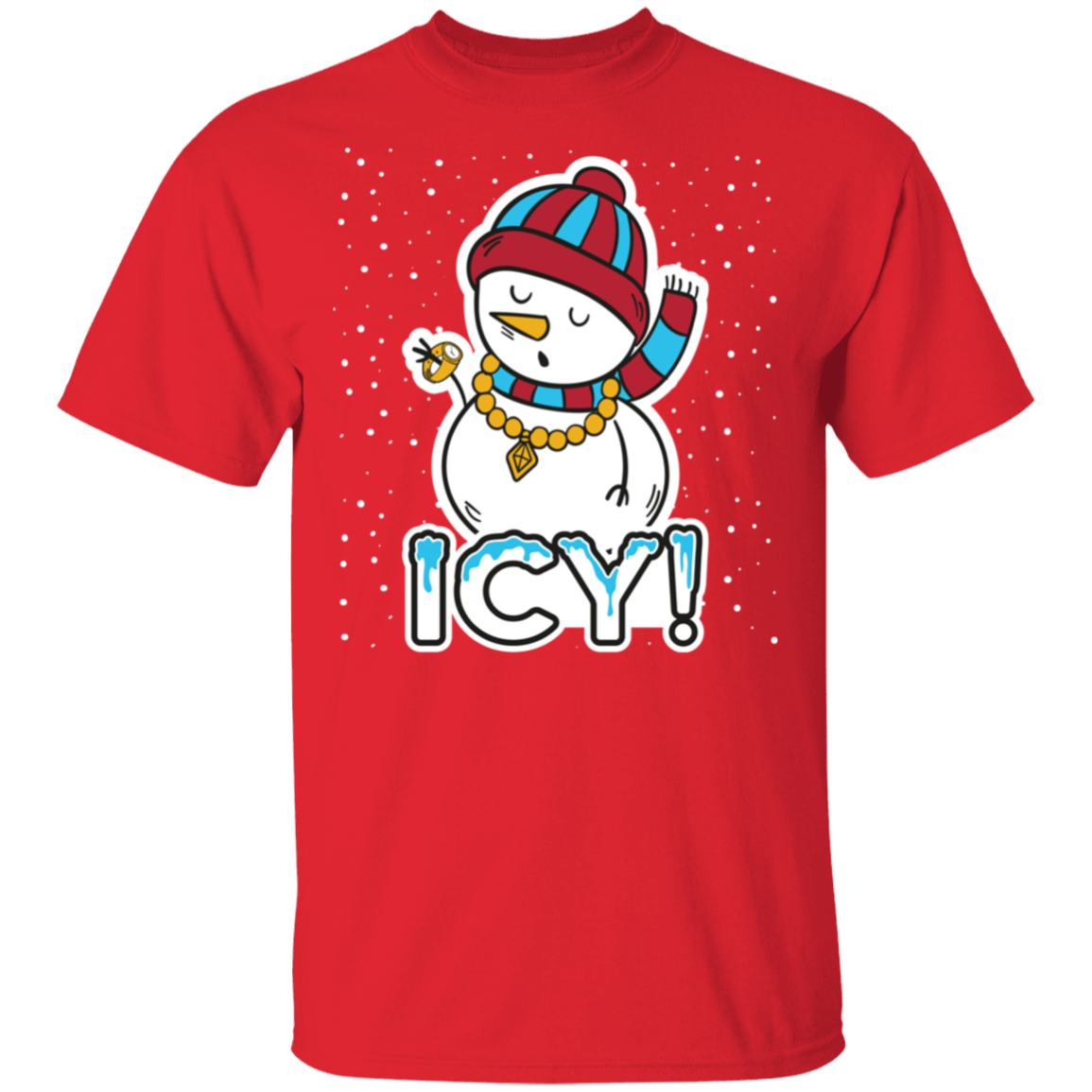 ICY! Snowman Ugly Christmas T-Shirt