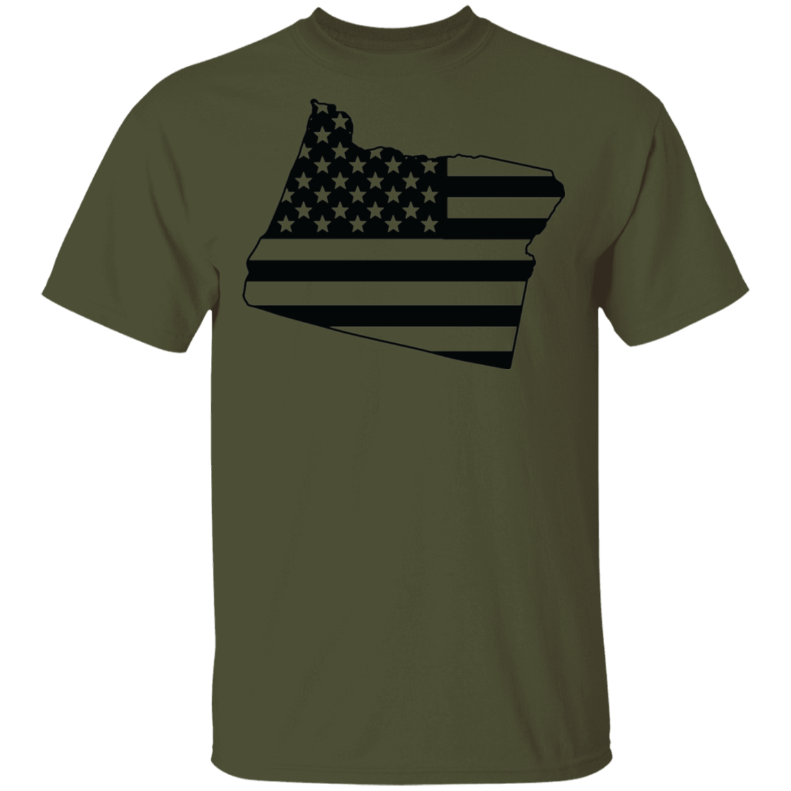 Oregon State American Flag Pride T-Shirt