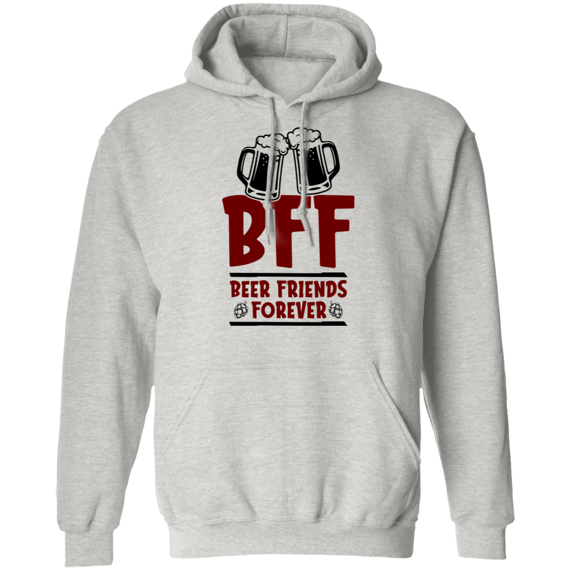 BFF Beer Friends Forever Pullover Hoodie