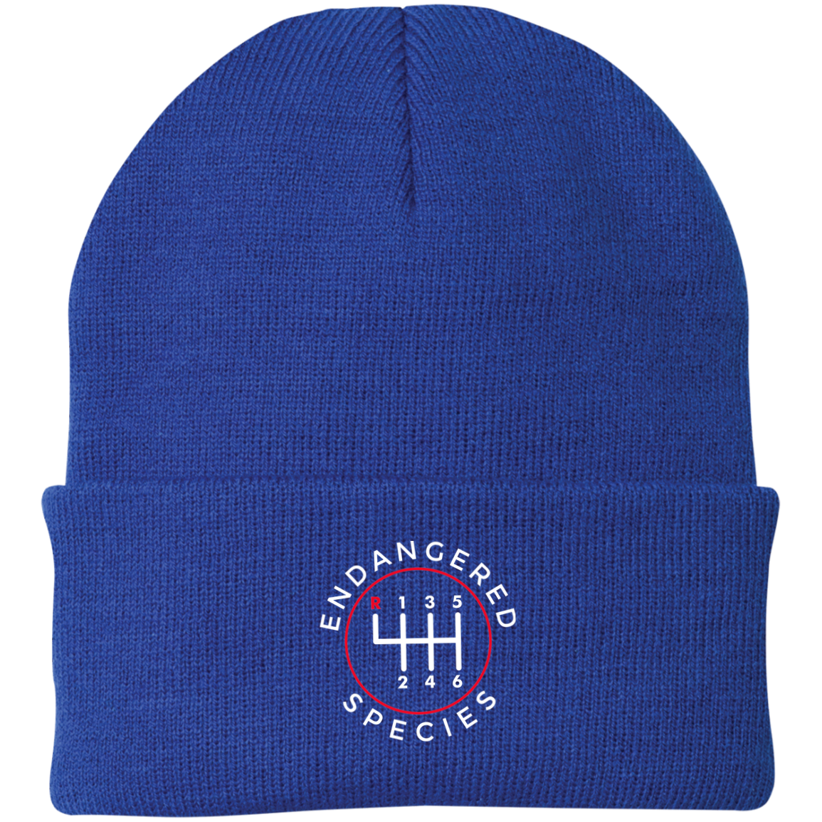 Endangered Species Manual Stick Shift 6-Speed Beanie Cap