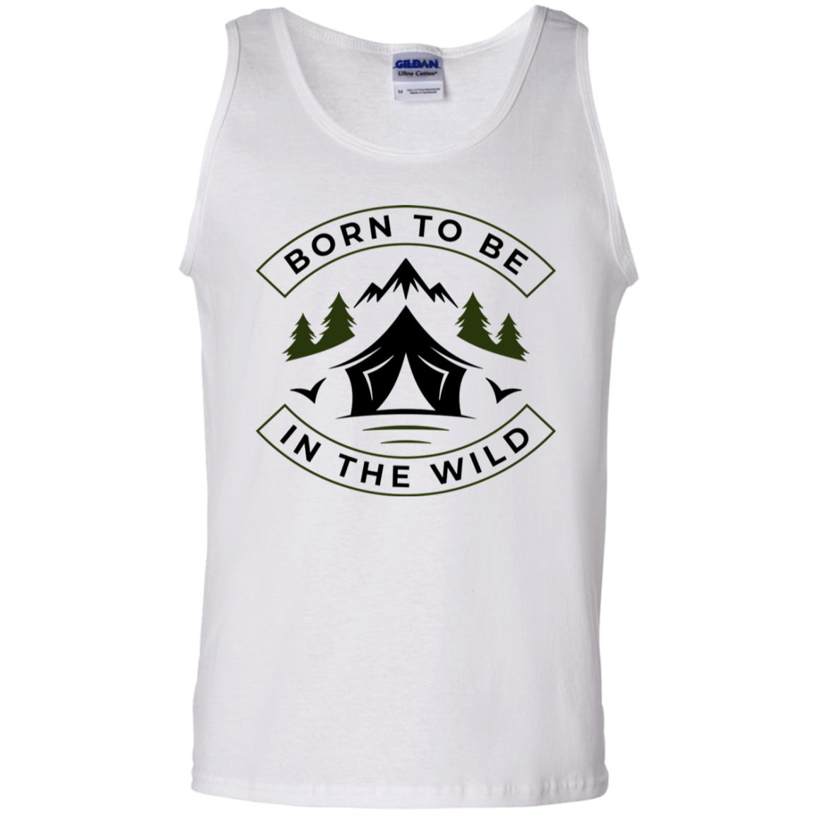 Born To Be In The Wild Camping Tank Top