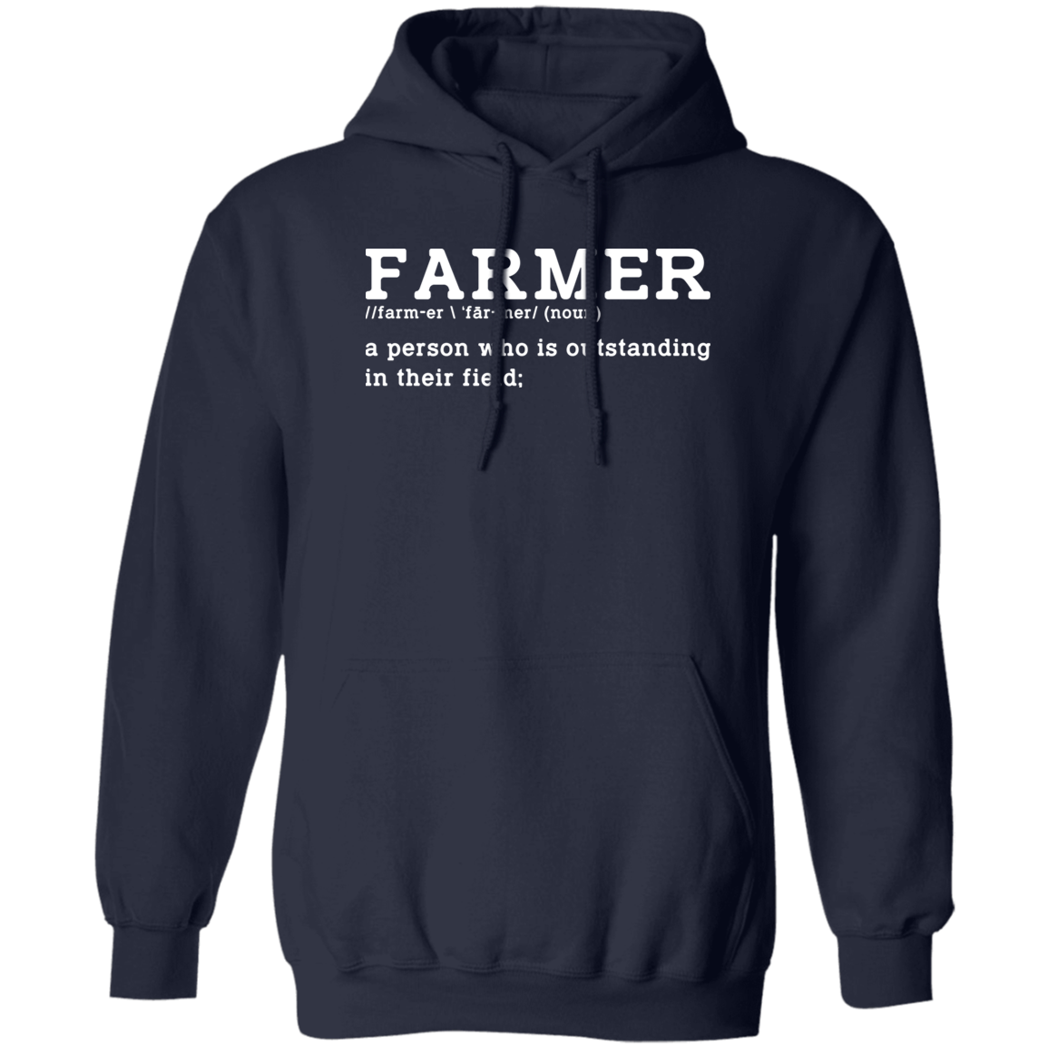 Funny Farmer Definition Hoodie