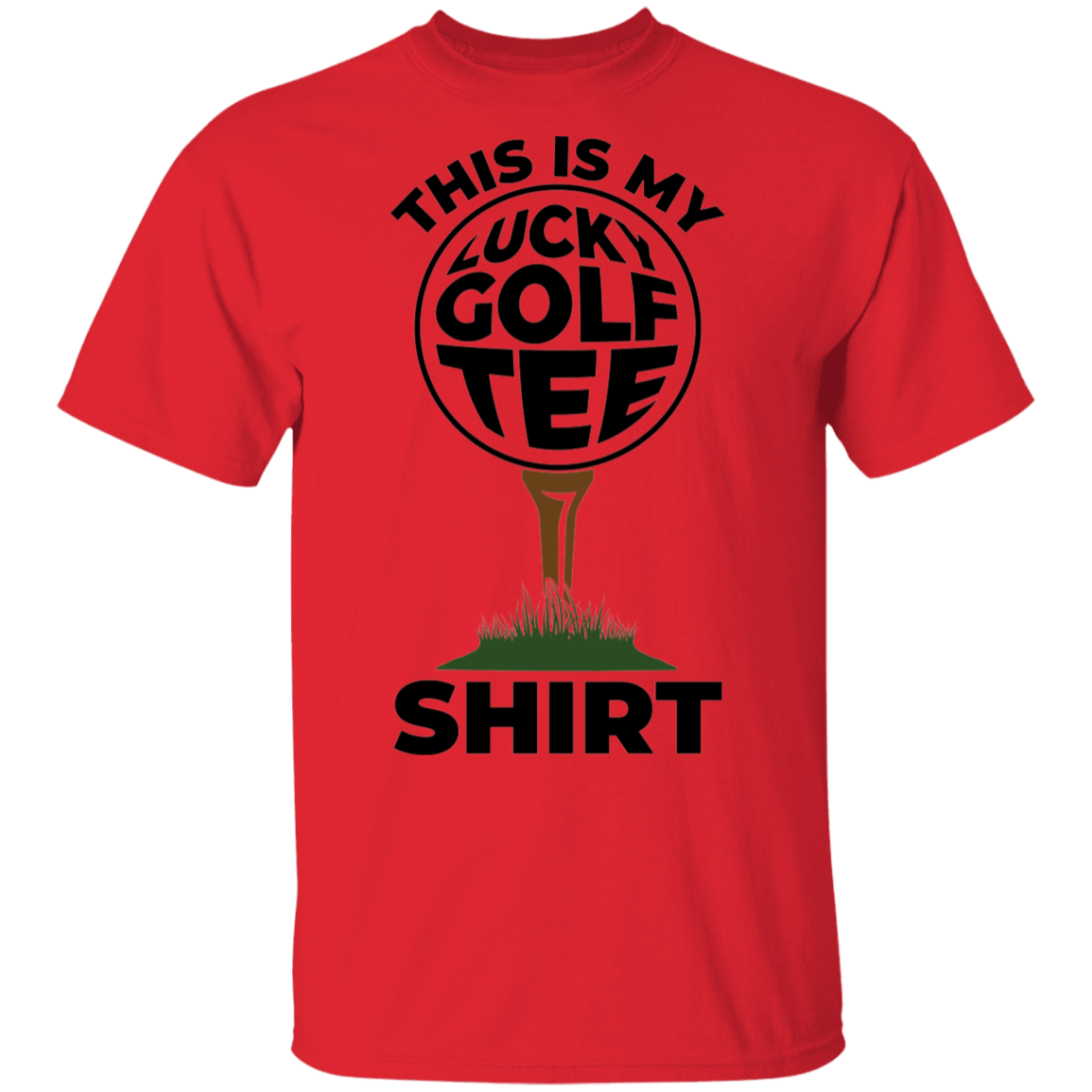 This Is My Lucky Golf Tee Shirt Golfing T-Shirt