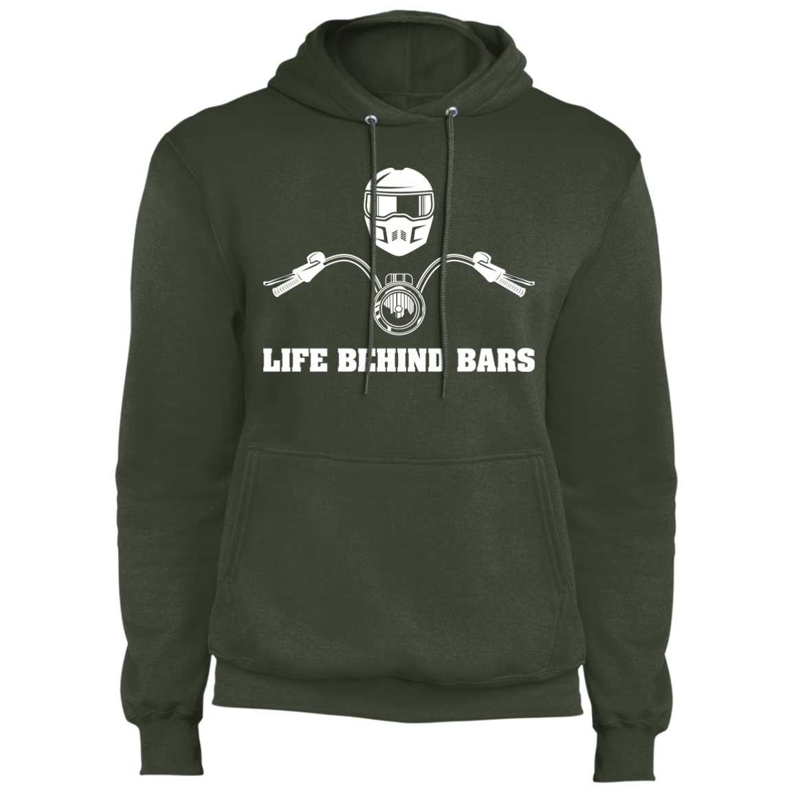 Life Behind Bars Motorcycle Rider Pullover Hoodie