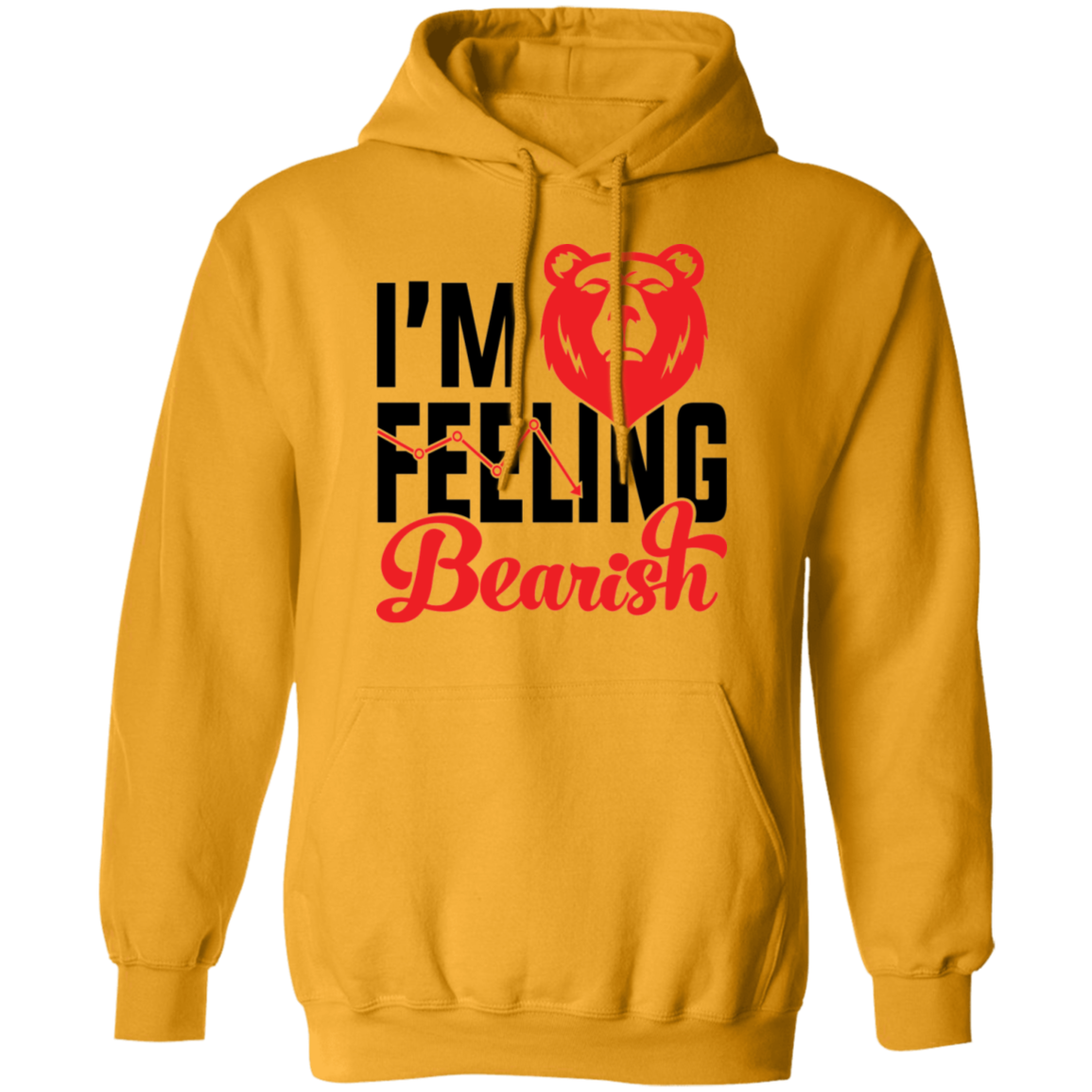 I'm Feeling Bearish Stocks Technical Analysis Pullover Hoodie