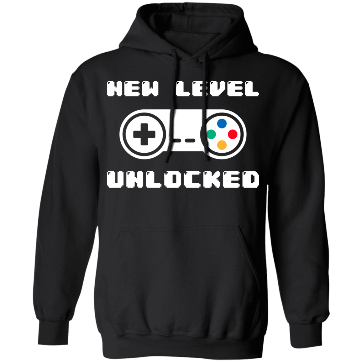New Level Unlocked Gaming Pullover Hoodie