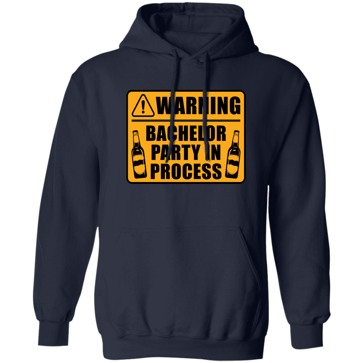 Funny Warning Bachelor Party In Process Hoodie