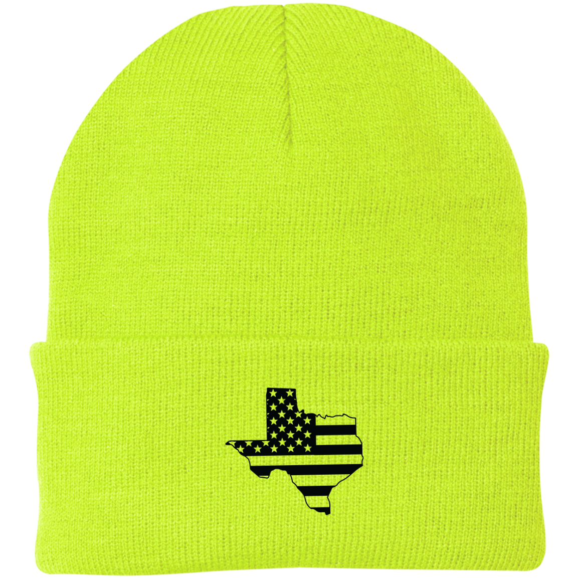 Texas TX State American Flag Beanie Cap