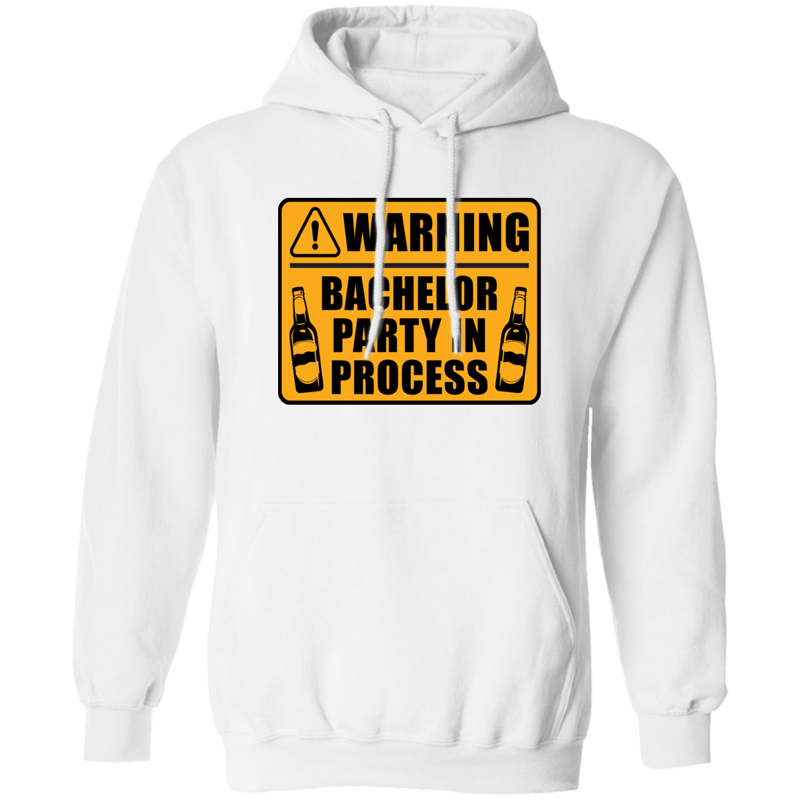 Funny Warning Bachelor Party In Process Hoodie