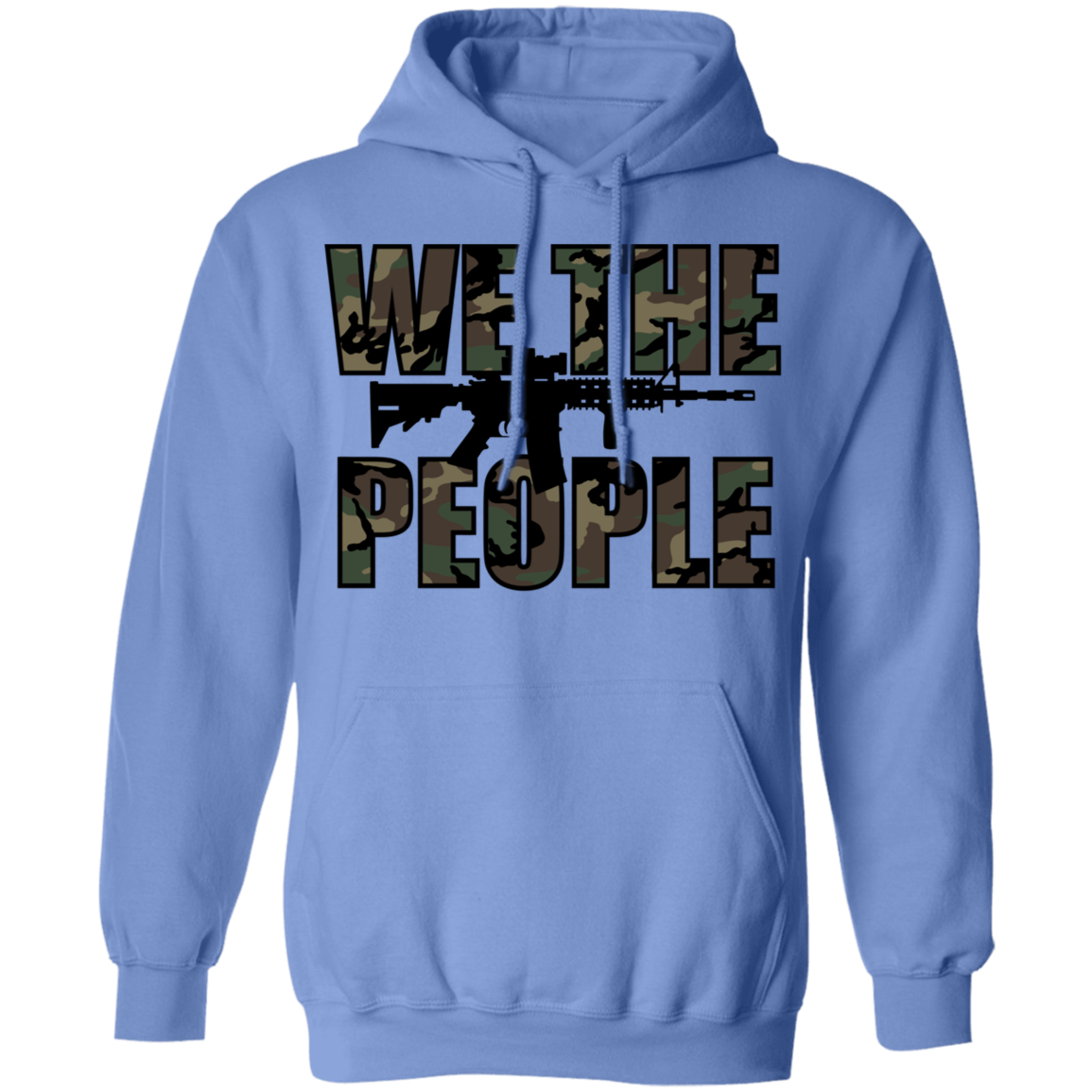 We The People Camouflage Pullover Hoodie