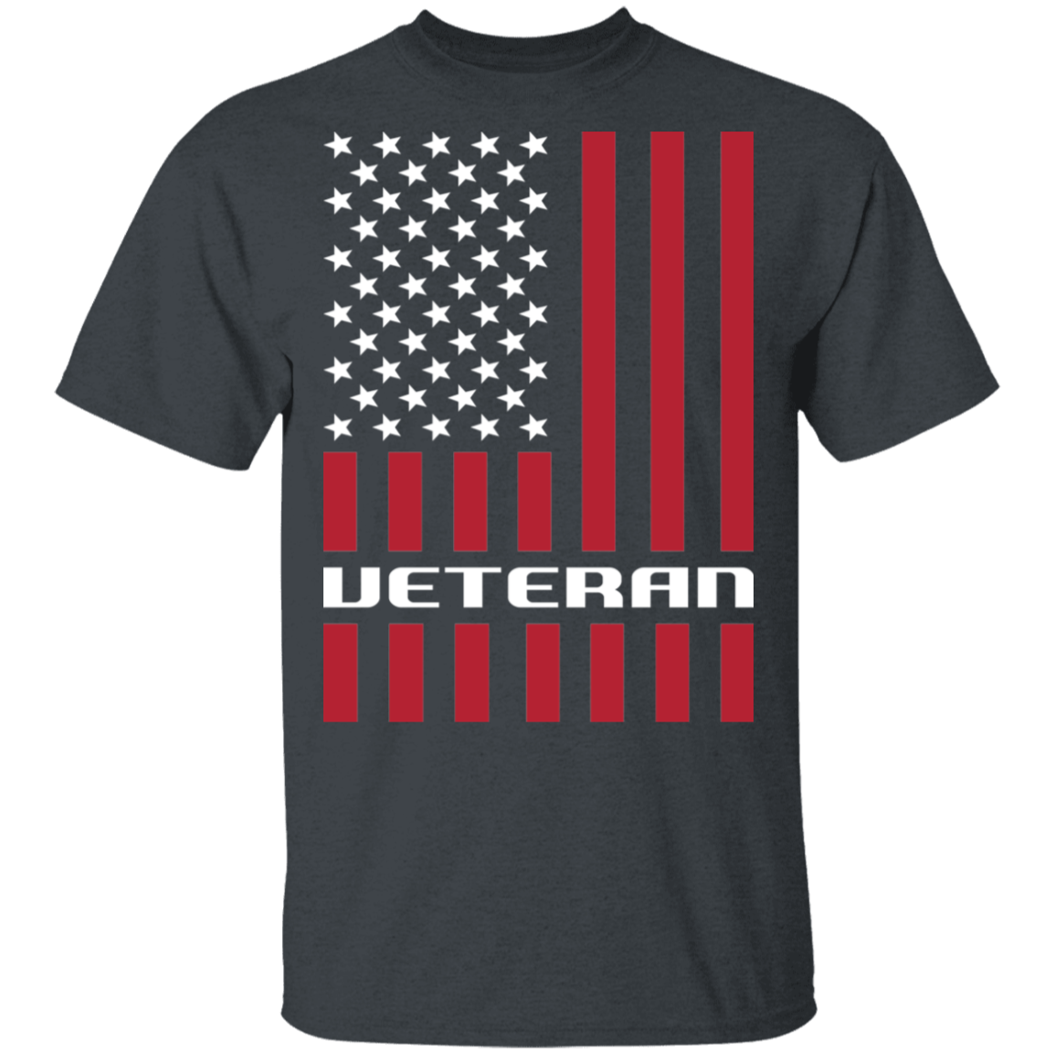 Veteran Military American Flag USA T-Shirt