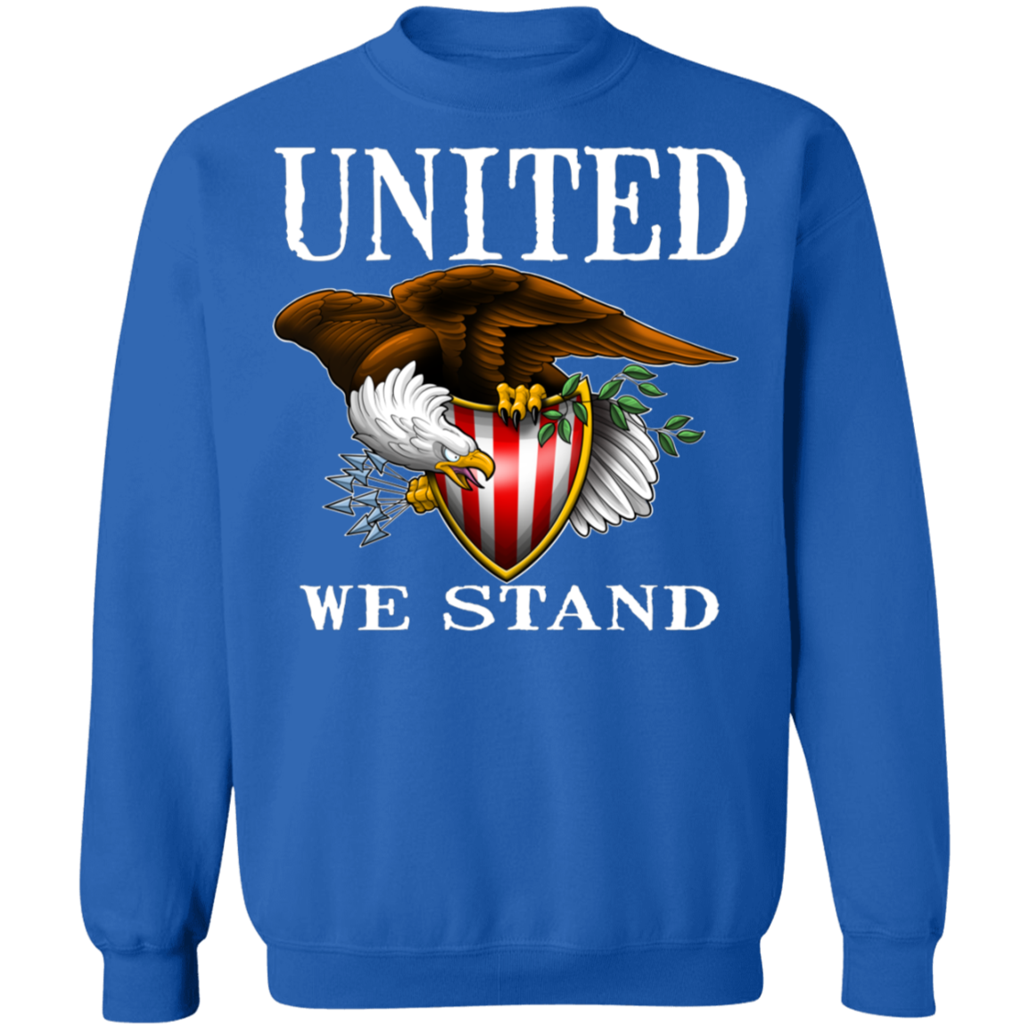 United We Stand Bald Eagle Crewneck Sweatshirt