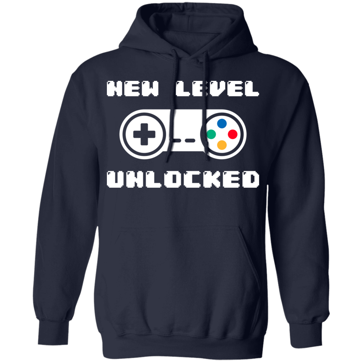 New Level Unlocked Gaming Pullover Hoodie