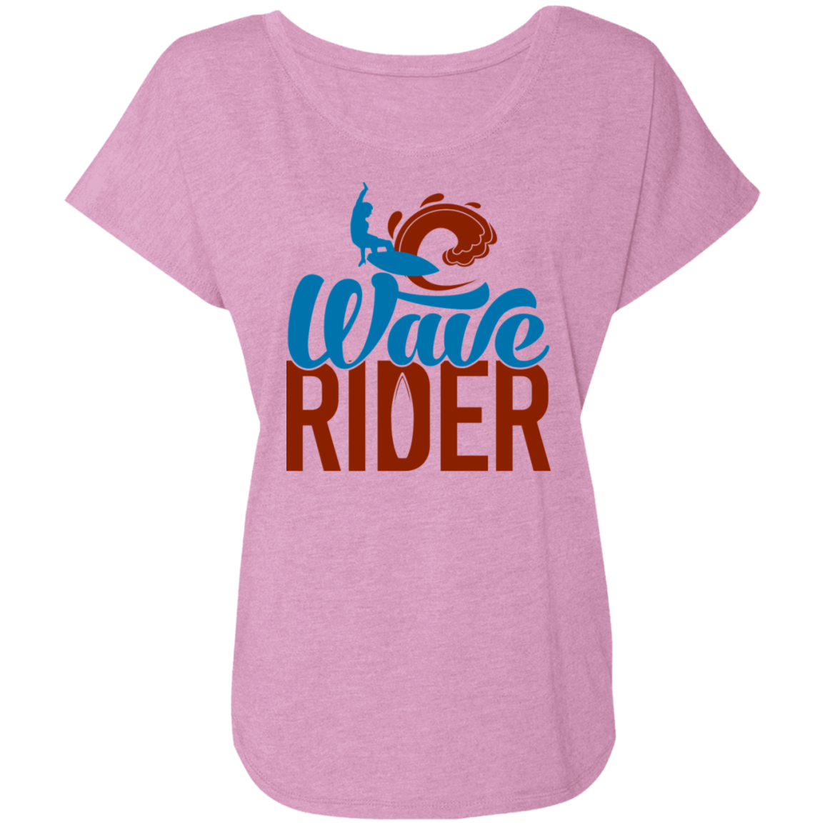 Wave Rider Surf Beach Women's Dolman Sleeve