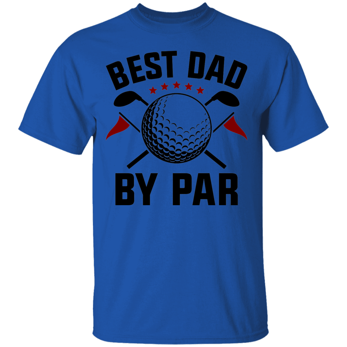 Best Dad By Par Funny Father Golfing T-Shirt
