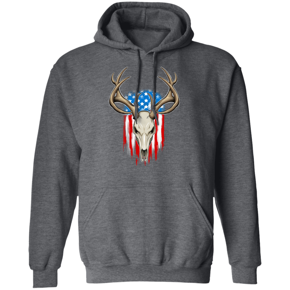American Flag Hunting Pullover Hoodie