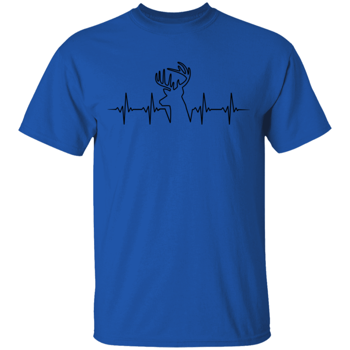 Hunter Hunting Heartbeat Deer T-Shirt