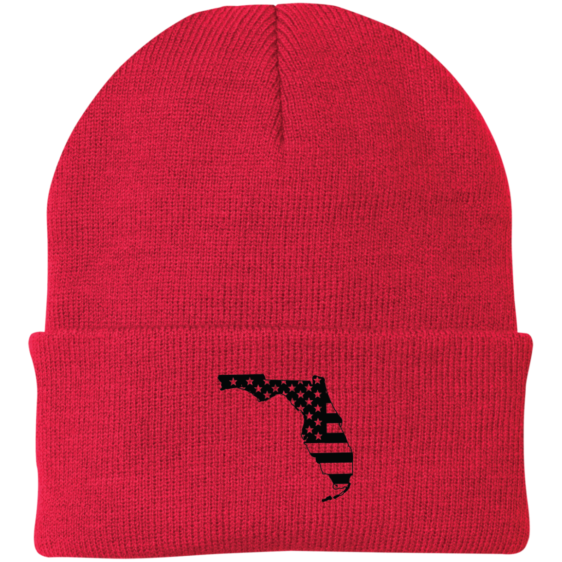 Florida FL State American Flag Beanie Cap