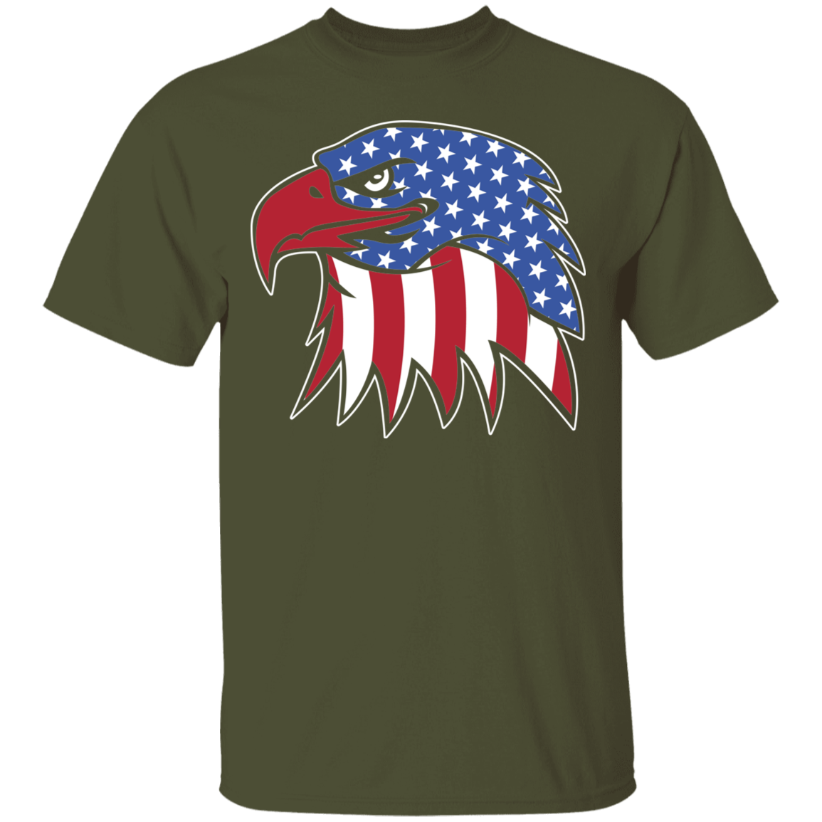 Bald Eagle American Flag USA T-Shirt