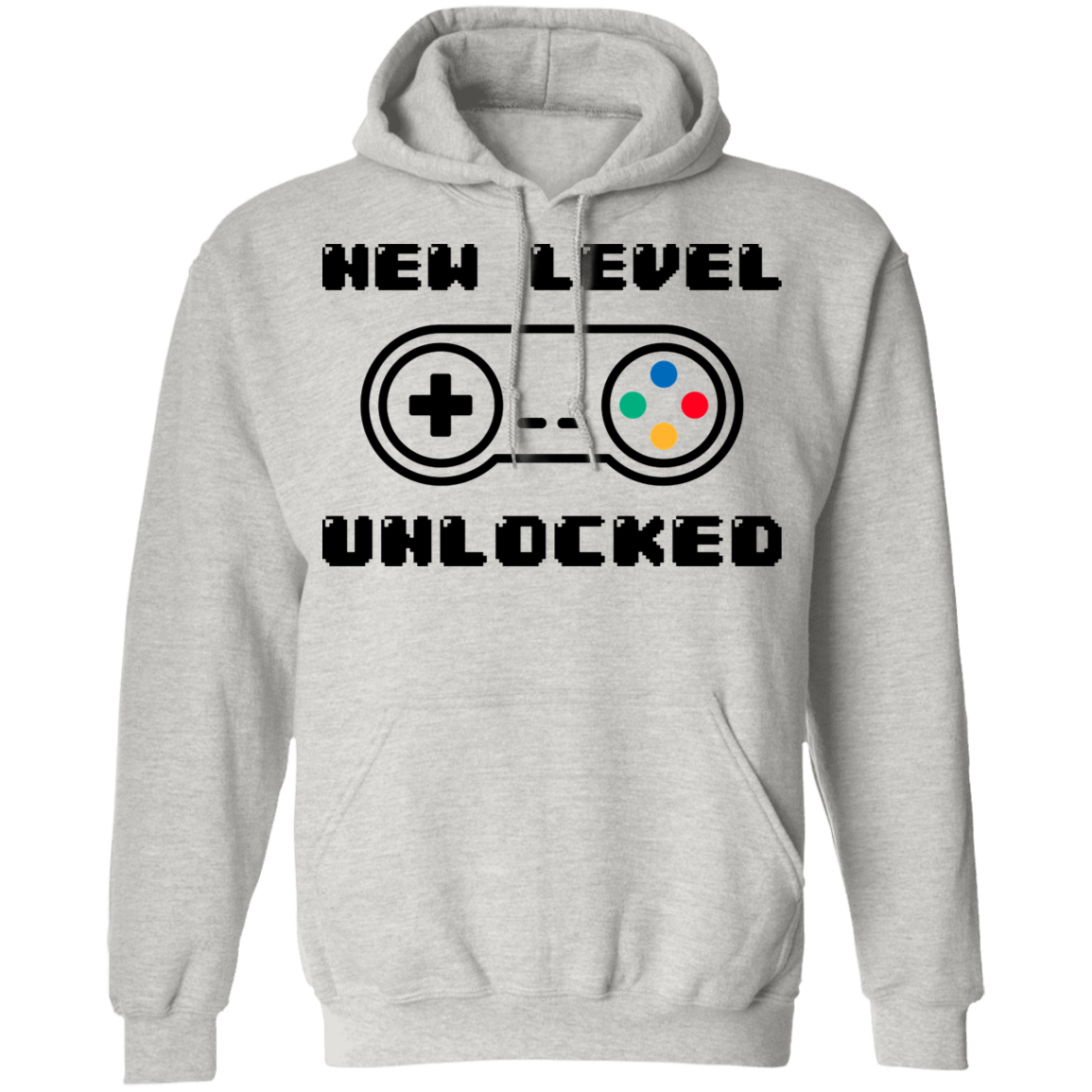 New Level Unlocked Gaming Pullover Hoodie