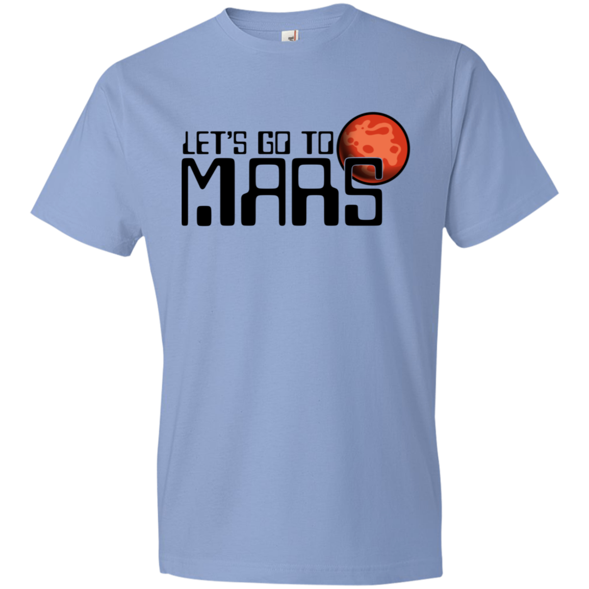 Youth Space Lets Go to Mars Lightweight T-Shirt