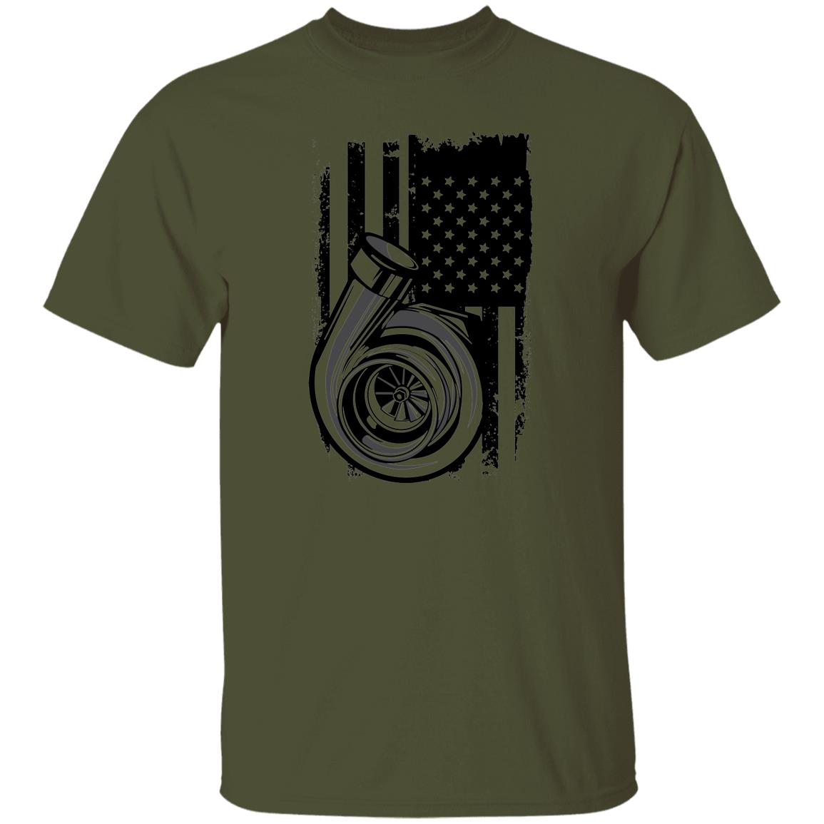 Turbo Boosted American Flag T-Shirt