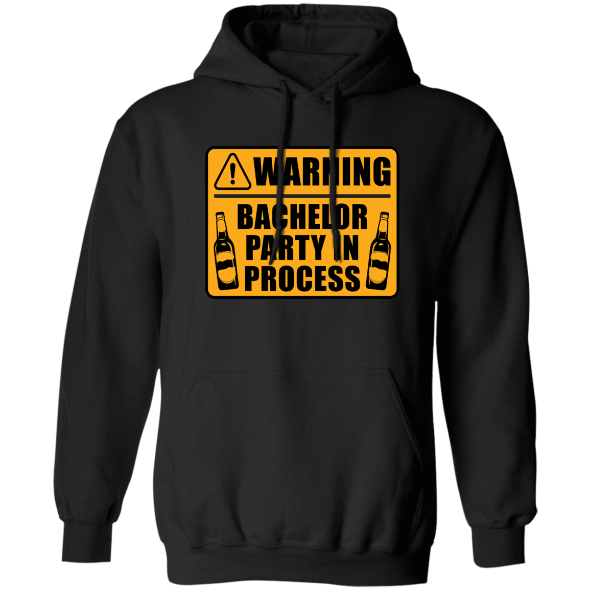 Funny Warning Bachelor Party In Process Hoodie