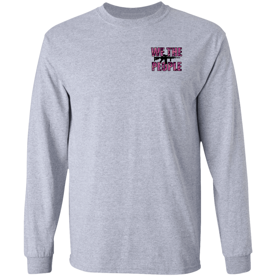 We the People United We Stand Double Sided Long Sleeve T-Shirt