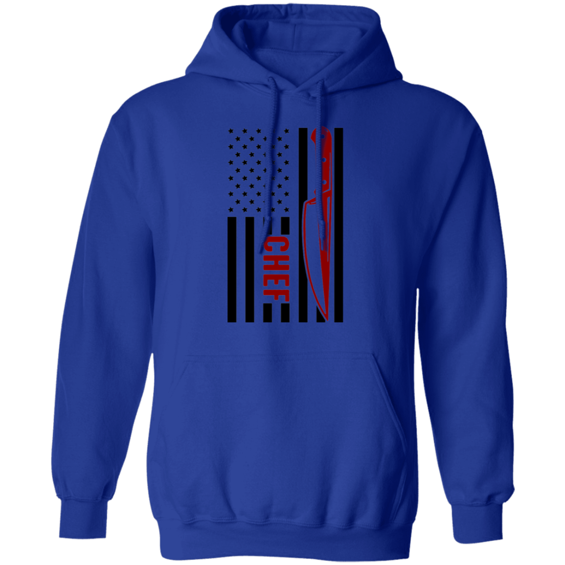 Chef American Flag Cooking Pullover Hoodie