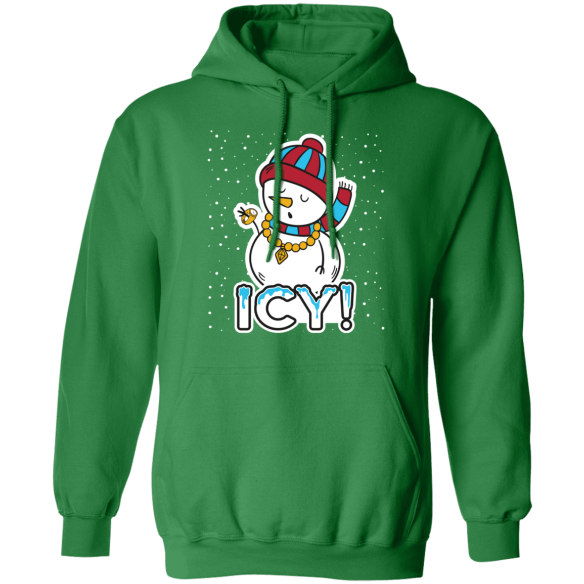 ICY! Snowman Ugly Christmas Pullover Hoodie