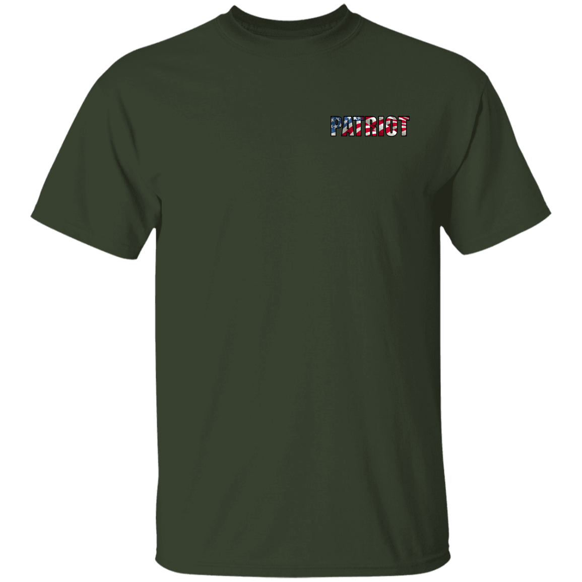 Patriot American Bald Eagle Double Sided T-Shirt