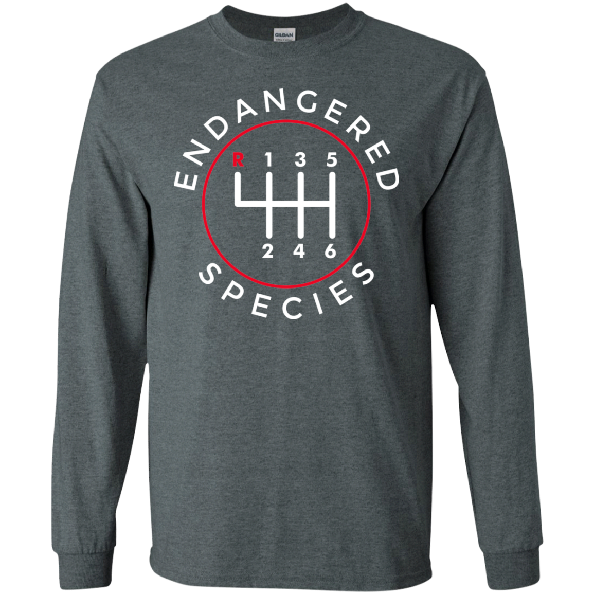 Endangered Species Manual Shift Stick Long Sleeve T-Shirt
