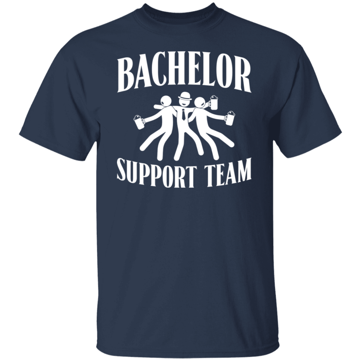 Bachelor Party Funny Support Team T-Shirt