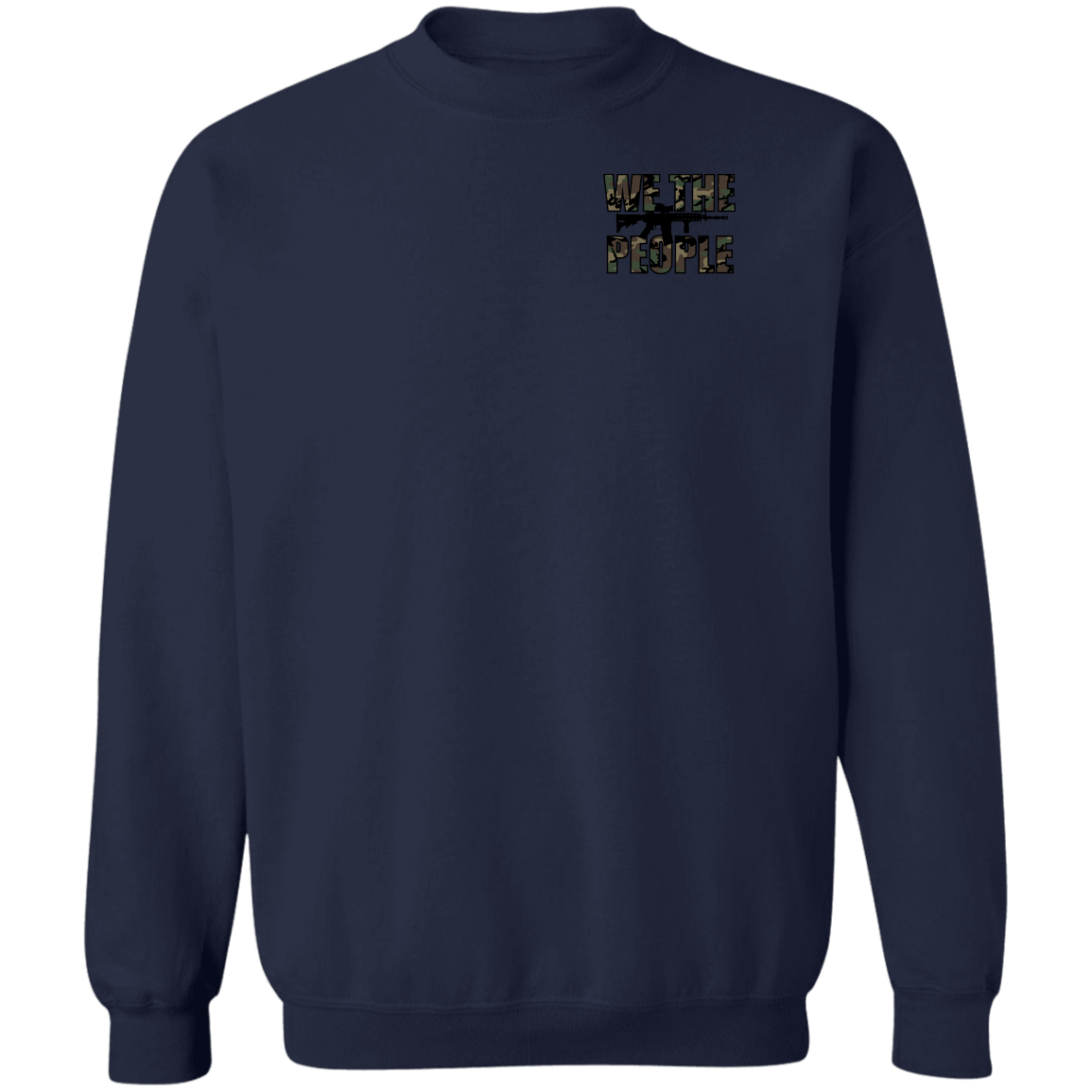 We the People Don't Tread on Me Gadsden Flag Double Sided Crewneck Sweatshirt