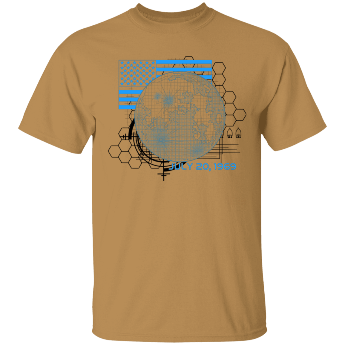 American 1969 Moon Landing Armstrong T-Shirt