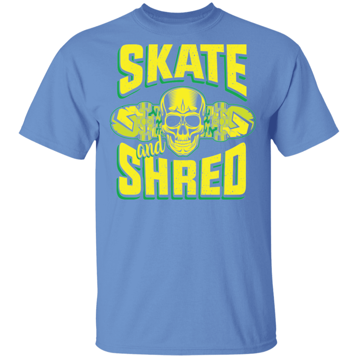 Skate and Shred Skateboarding Skateboard T-Shirt