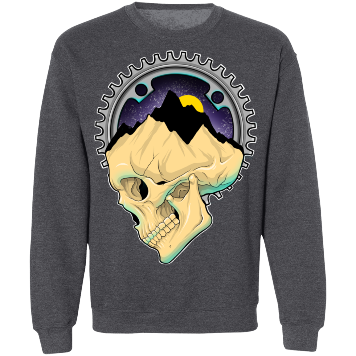 Gear Head Mountain Biking Crewneck Sweatshirt