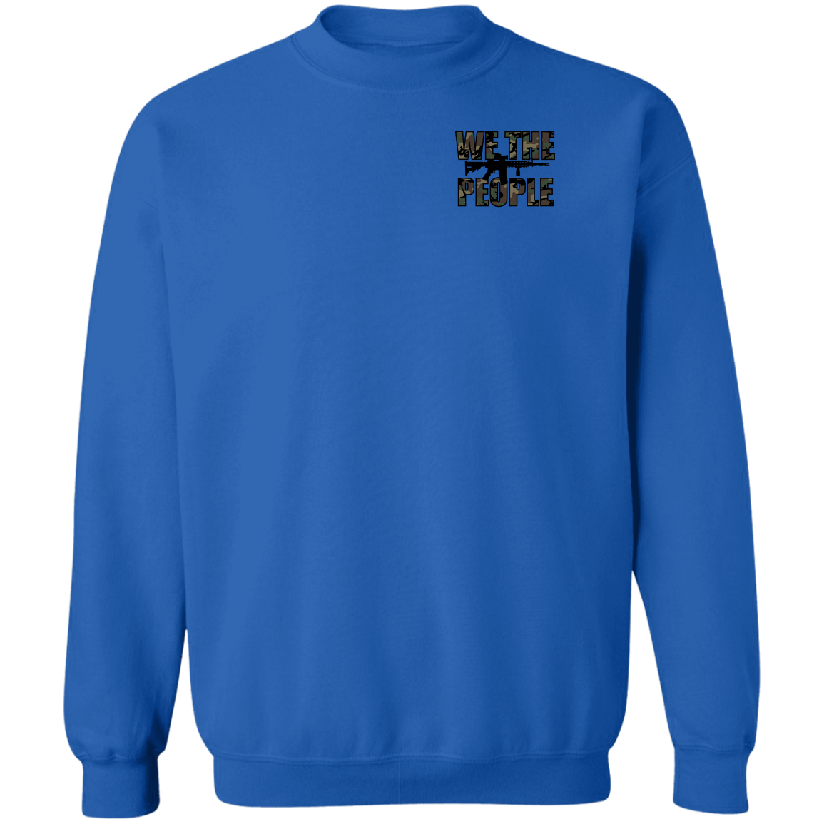 We the People Don't Tread on Me Gadsden Flag Double Sided Crewneck Sweatshirt