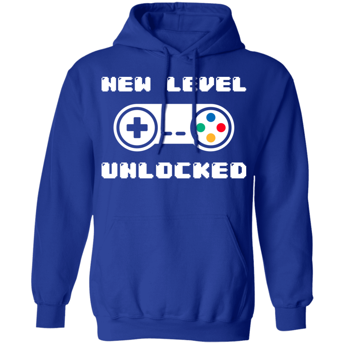 New Level Unlocked Gaming Pullover Hoodie