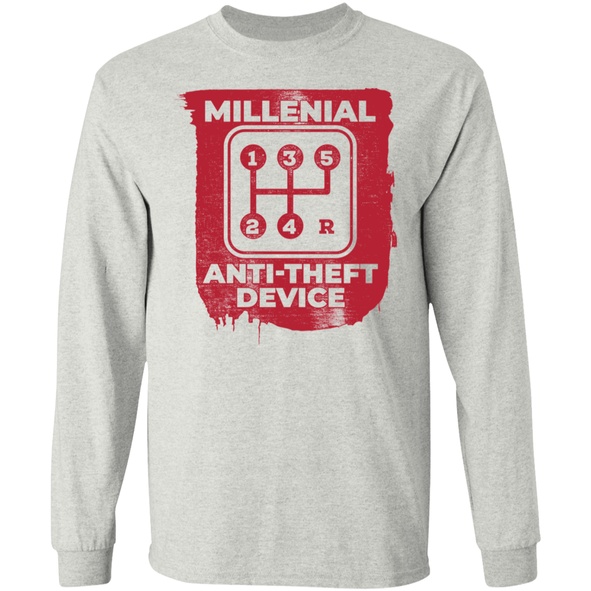 Millennial Anti-Theft Device Long Sleeve T-Shirt